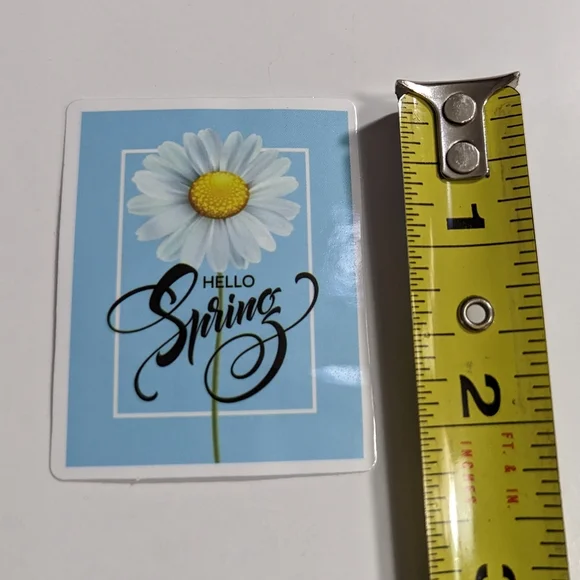 Hello Spring daisy Sticker - Picture 2 of 2